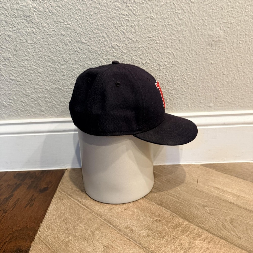 Boston Red Sox Hat Mens 7 1/4 Navy Blue USA MADE MLB Baseball New Era 59FIFTY - Picture 6 of 15